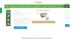 Desktop Screenshot of efuture.co.in
